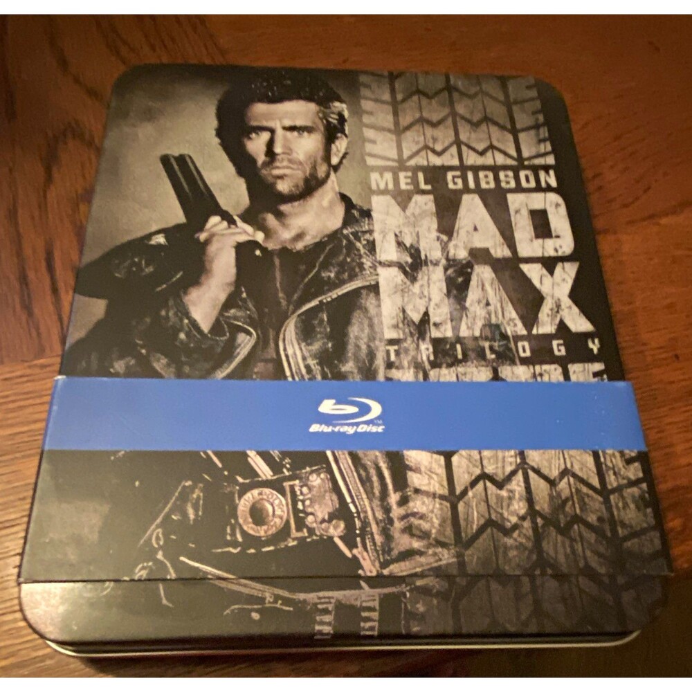 Mad Max trilogy Blu-ray Mel Gibson George Miller MGM Steelbook tin w/J-card